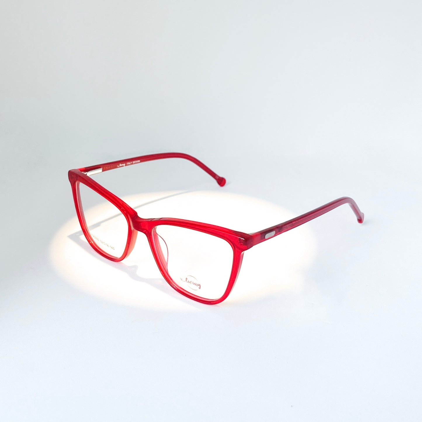 MARCO PARA GAFAS CUADRADO ROJO MUJER  - LI125009