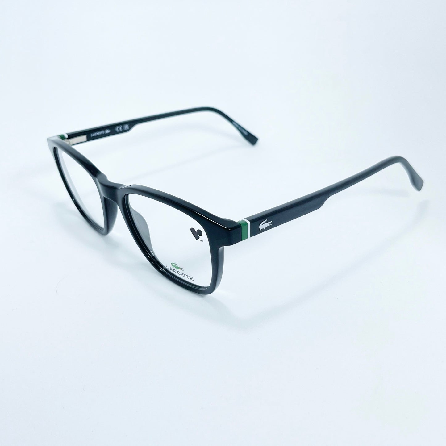 MARCO PARA GAFAS CUADRADO NEGRO - LACOSTE