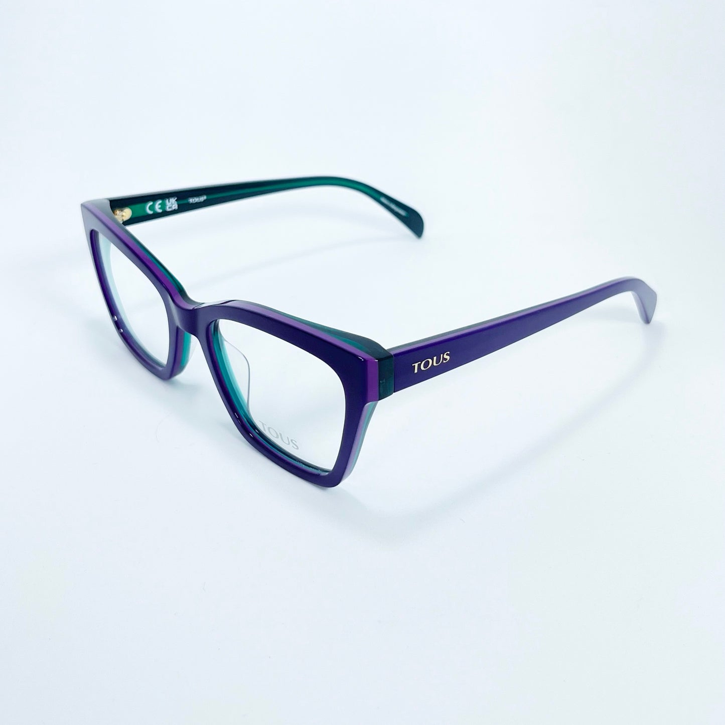 MARCO PARA GAFAS MUJER TOUS CATEYE MORADOXVERDE