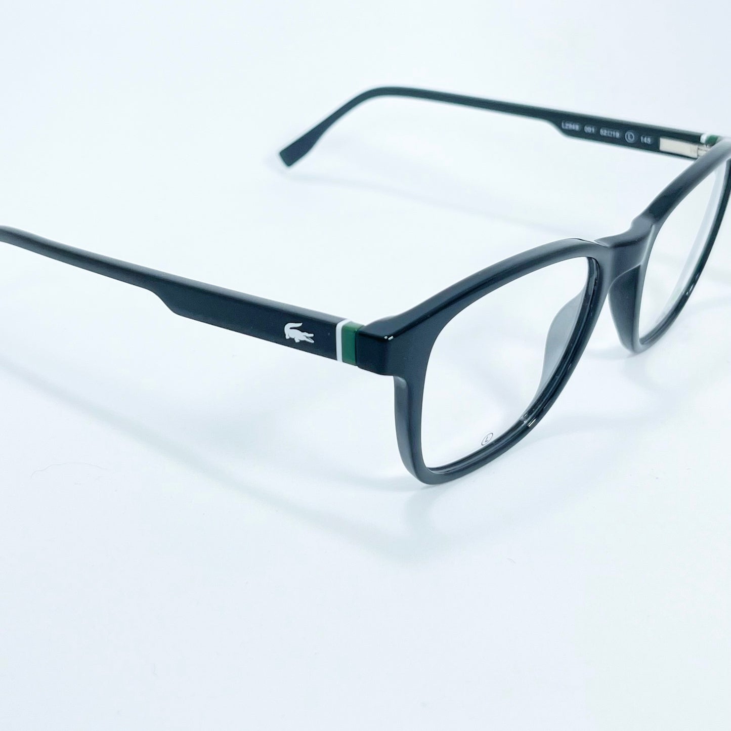 MARCO PARA GAFAS CUADRADO NEGRO - LACOSTE