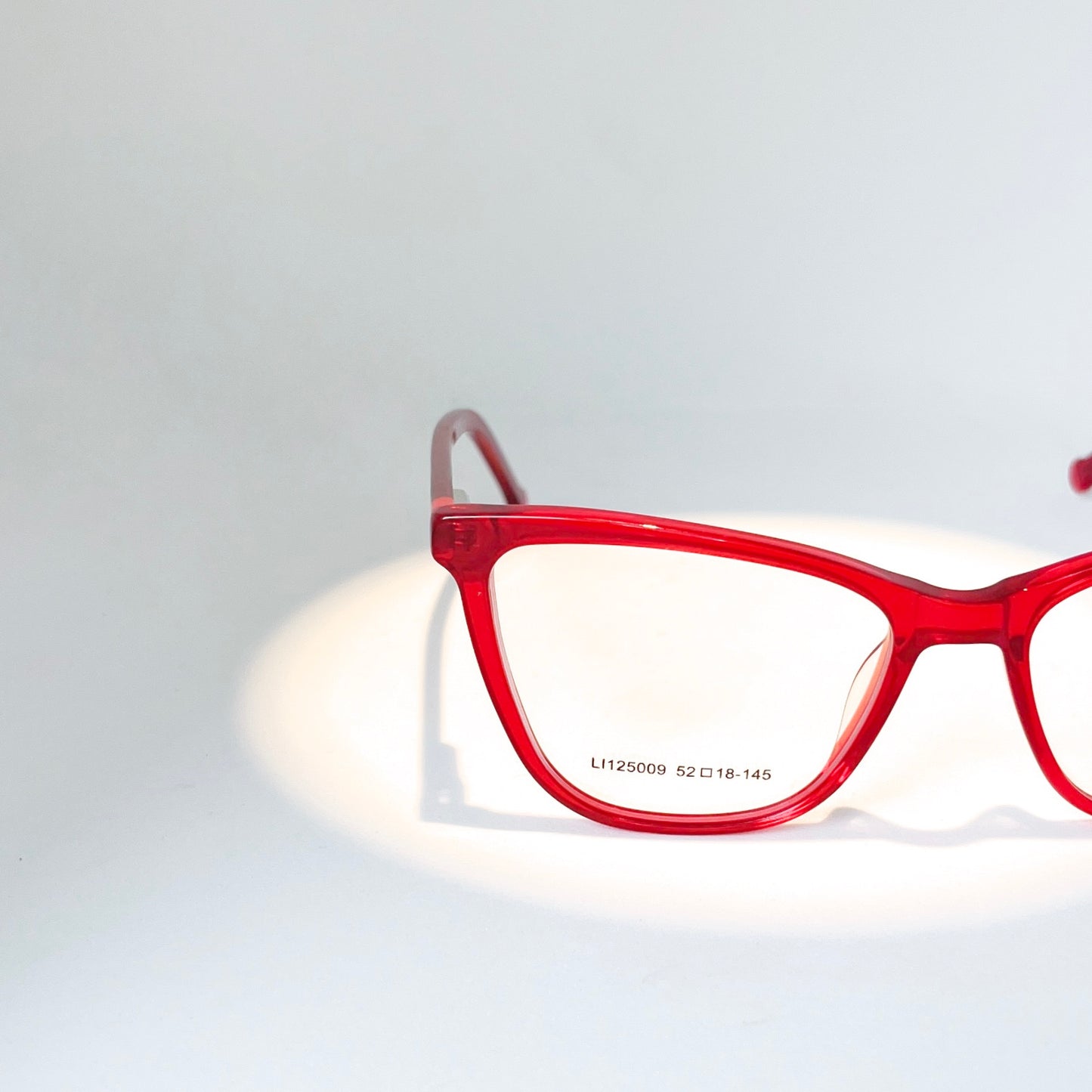 MARCO PARA GAFAS CUADRADO ROJO MUJER  - LI125009